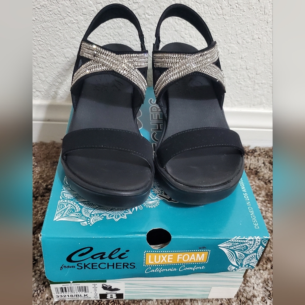 Skechers Women's Black Sandals